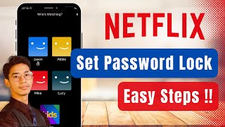 How to Set Password in Netflix Profile !