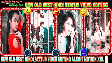 SONG 🎶 PAL PAL❤️DIL KE PAAS💞 BEST😯NEW OLD HINDI🥀STATUS VIDEO EDITING ALIGHT MOTION XML 📄