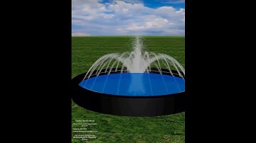 fountain simulation in Maya || realistic 3d animation maya || watar simulation maya #shorts