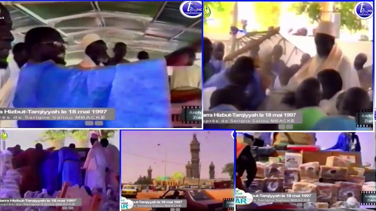 ARCHIVES Ziar de Hizbut Tarqiyyah 1997 auprès du Khalif Général des Mourides S.Saliou MBACKE