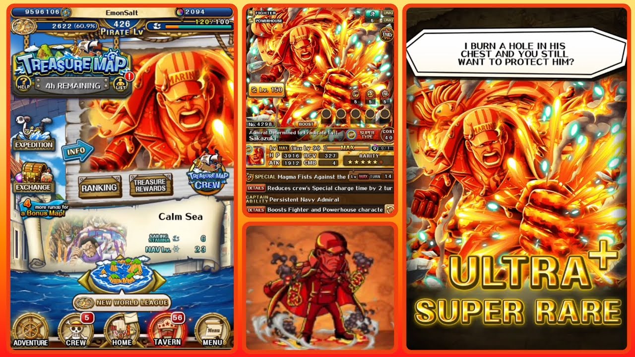 One Piece Treasure Cruise — Sugo Tickets Reward Pulls + Treasure Map (Jan|2025) (2 Accounts)