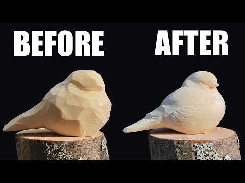 Master This Technique for Smooth Surfaces | Whittling Tips