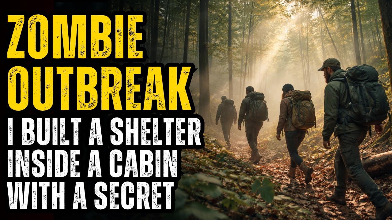 ZOMBIE OUTBREAK: I Built a Shelter Inside a Cabin With a Secret