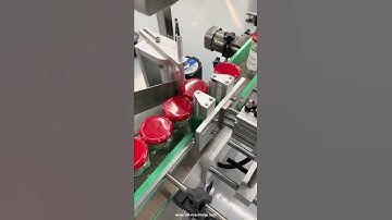 Round bottle main body side adhensive label positioning labeling machine