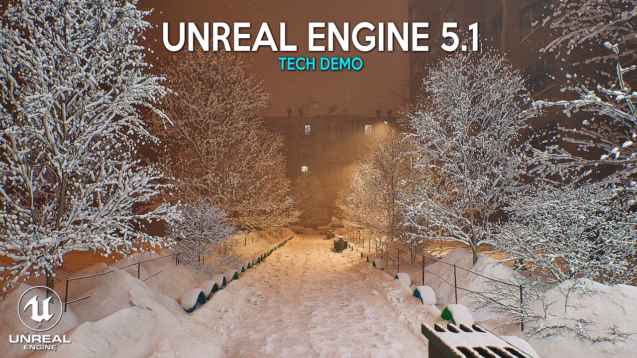 Walking in Winter in 4K | ULTRA REALISTIC DEMO in UNREAL ENGINE ...