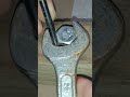 Idea how to unscrew the bolt if there is no key shorts