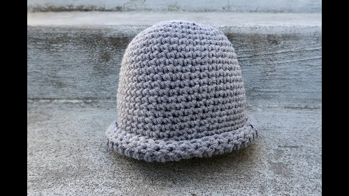 How To Crochet A Hat  - Crochet Beanie For Beginners - City Sophisticate Hat -Como Tejer Un Sombrero