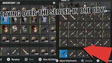 TAKING OVER THE SERVER IN ONE DAY! (pt1)|Rust Console /PS5
