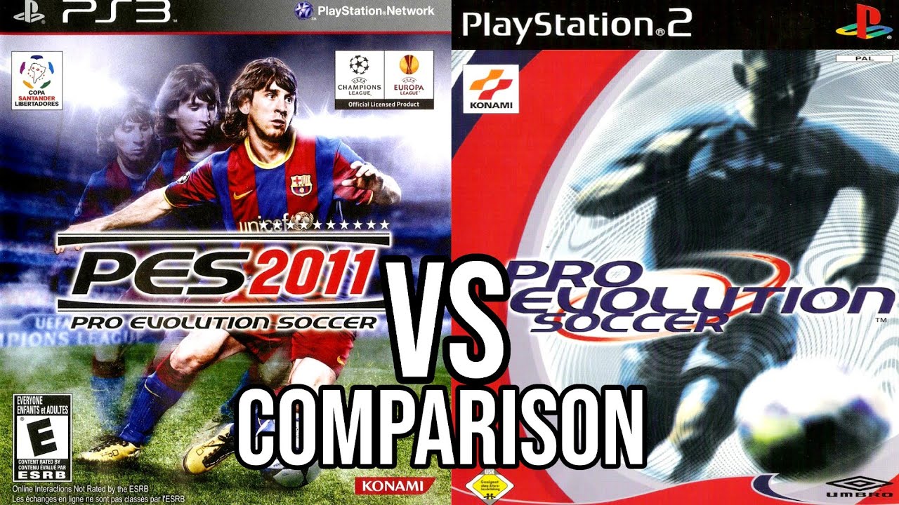 PES 2011 PS2 Vs PSP 