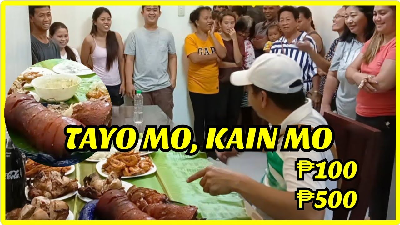 FLIP THE BOTTLE CHALLENGE WITH A TWIST LECHON SEAFOOD ₱100 TO ₱500 DADDY FRANKIE VLOGS