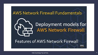 Fundamentals of AWS Network Firewall | AWS Network Firewall Deployment Models
