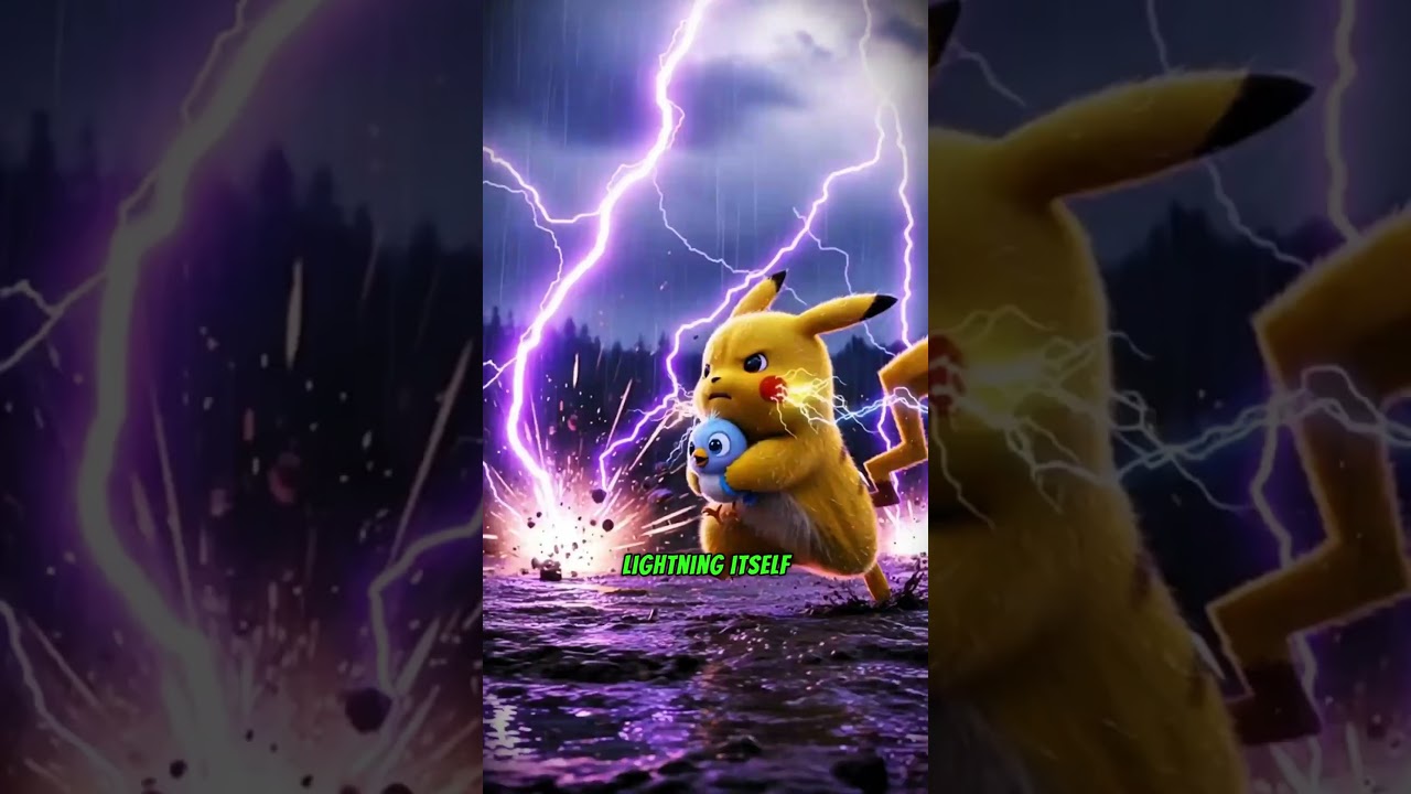 Pikachu SAVES Baby Bird. ANIMAL Rescue Moment 