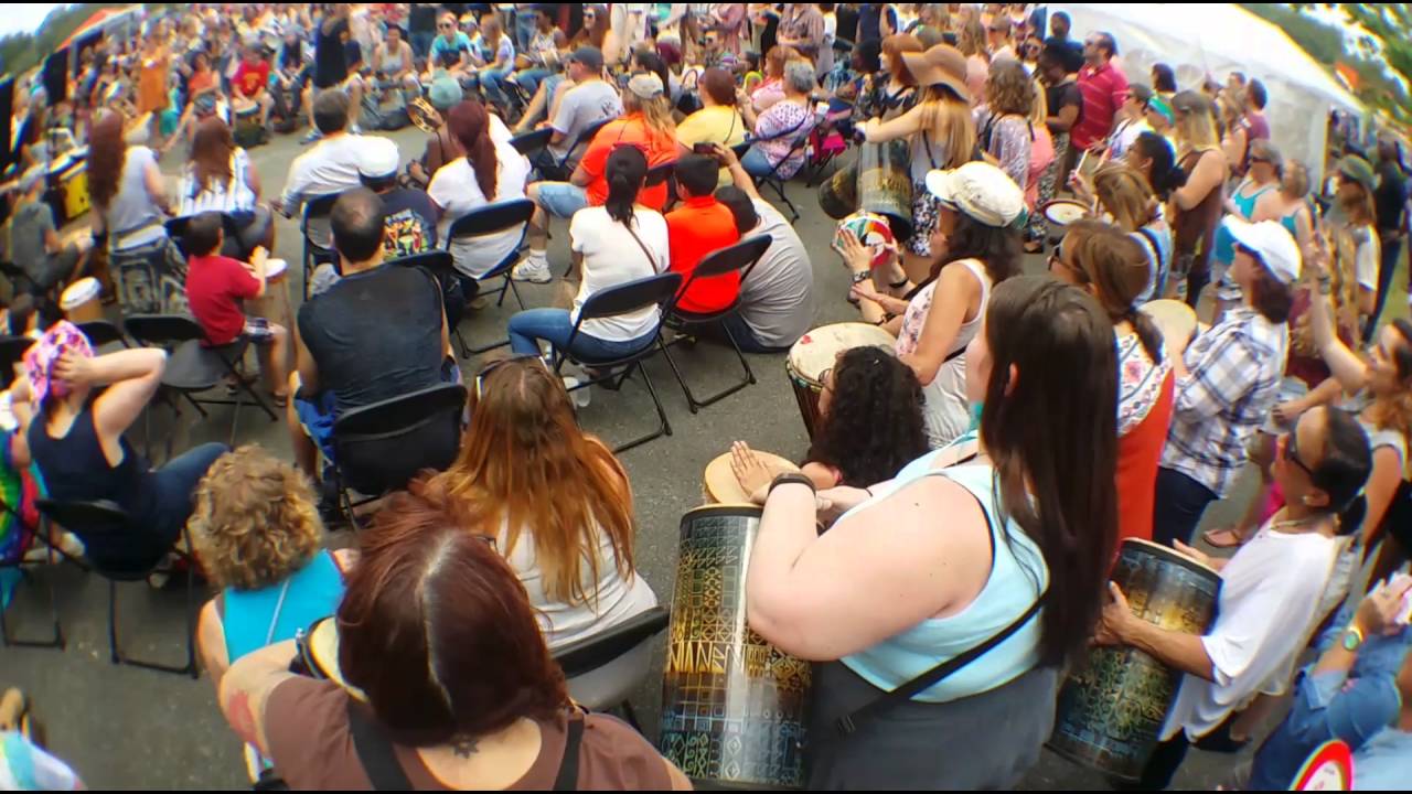Hippie Fest Charlotte | Drum Circle 30-04-2016 - YouTube