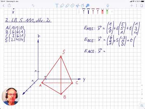 Video: So Finden Sie Die Gleichung Der Pyramidenebene
