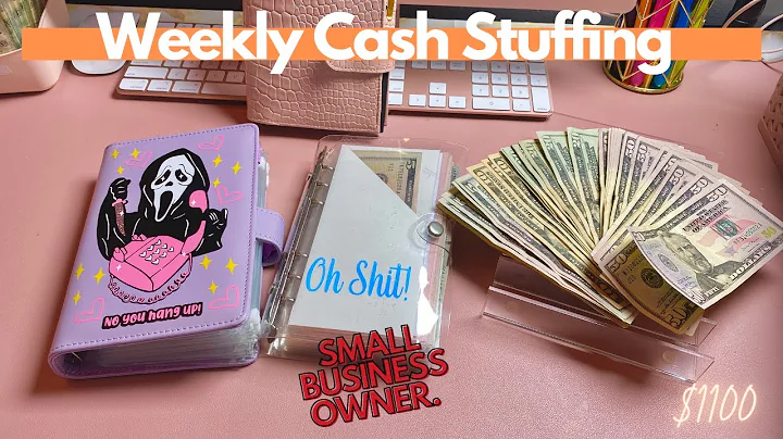 Cash Envelope Stuffing + Sinking Funds | Oct 2021|  OhmyfroBudgets