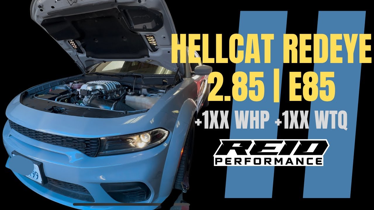 Hellcat Redeye | How to make more power smaller pulley and e85 for easy horsepower gains