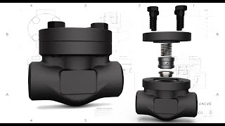 SolidWorks Tutorial #59: Piston Check Valve Assembly