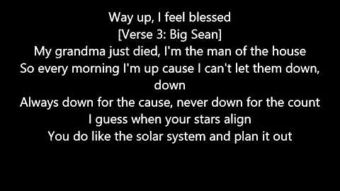 Big Sean -  Blessings  Feat.  Drake & Kanye West (Lyrics)