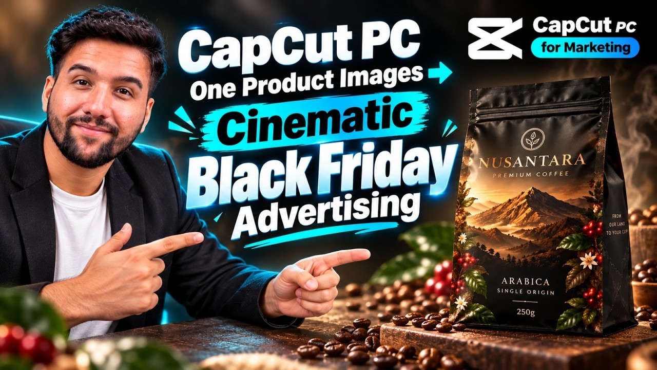 From Product Images to a Cinematic Black Friday Advertising | CapCut AI Video Editor Workflow