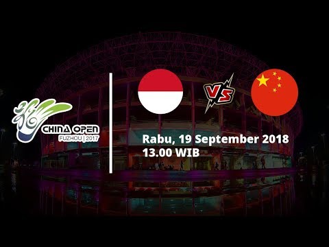 Jadwal China Open 2018, Indonesia Vs China, Pukul 13.00 WIB