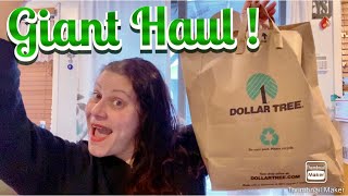 Dollar Tree Haul!!🛍 GIGANTIC!!