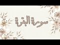 سورة البقرة كاملة ناصر القطامي بدون اعلانات