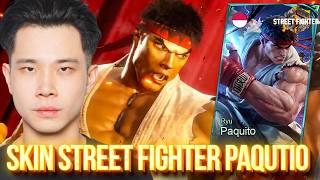 LEBIH BAGUS DARI SKIN CHOU?! REVIEW SKIN PAQUITO X RYU - Mobile Legends