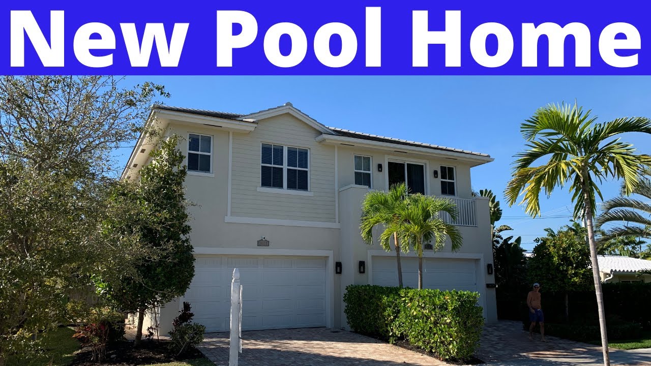 New Pool Home in Fort Lauderdale. Luxury Home Tour. Homes For Sale in