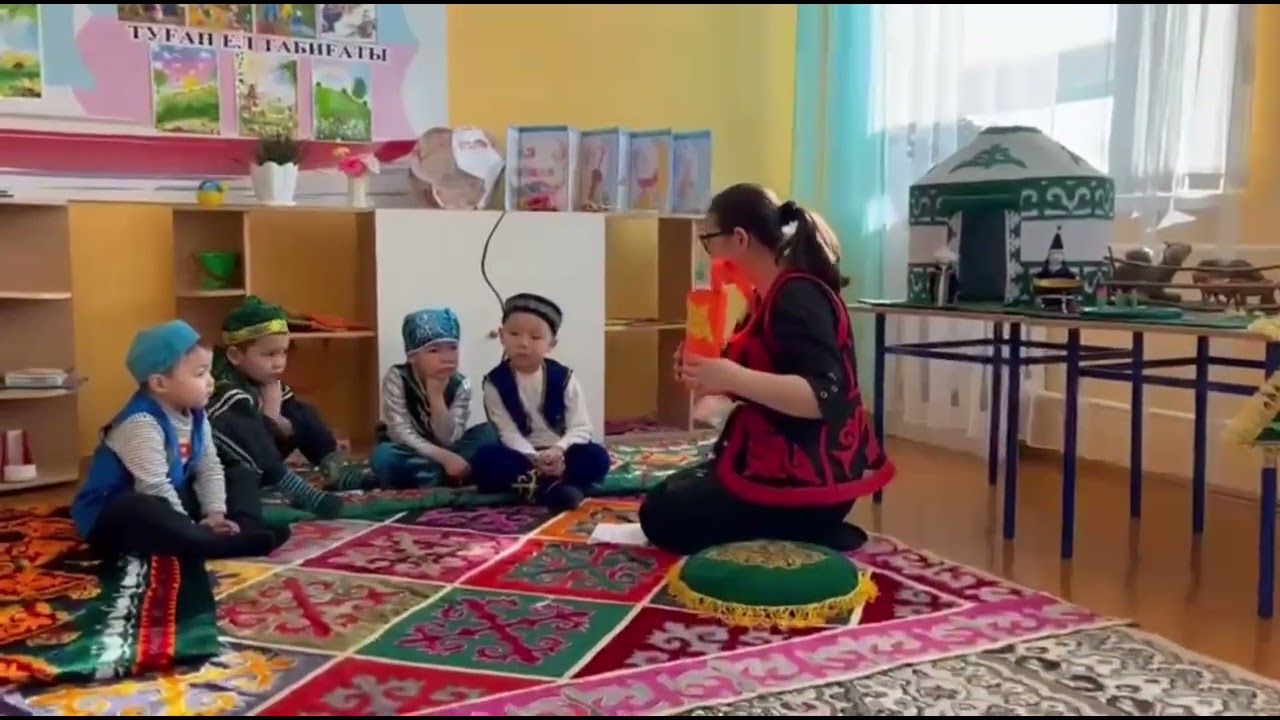   “Балапан” шағын орталық тәрбиешісі Нашарбаева С.О. “Ханталапай” ұлттық ойын байқауы