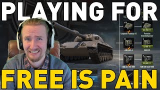 Playing for FREE in World of Tanks!
