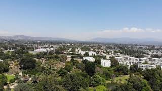 from the air above CSUF(California State University, Fullerton)