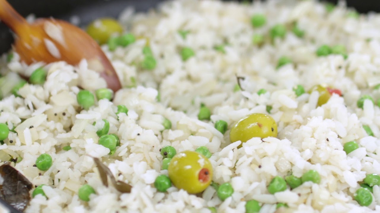 Spanish Olive Rice Poha with Mustard Prawns YouTube