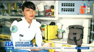 Ella es Leticia, paramédico, policía, enfermera y mamá | Noticias con Francisco Zea