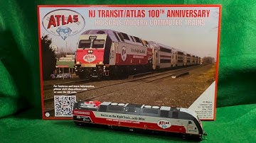Atlas Trains 100th Anniversary ALP-45DP Locomotive & Commuter Cars!