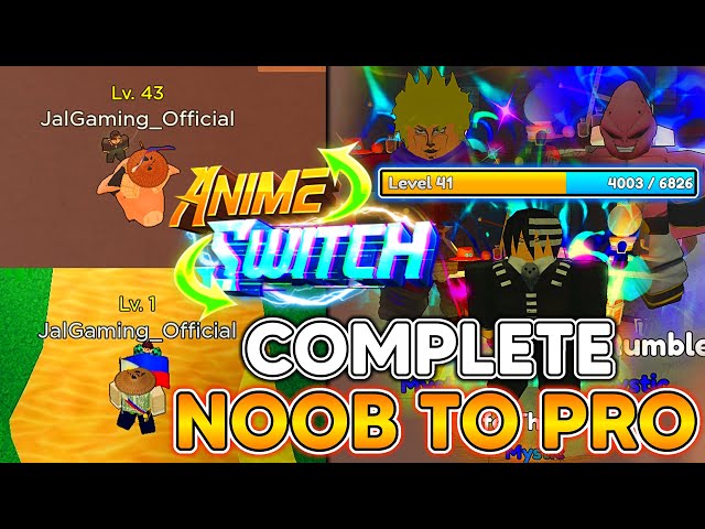 ANIME SWITCH NOOB TO PRO! GET BEST MYSTIC, BECOME HIGH LEVEL & COMPLETE ALL MAPS In Anime Switch class=