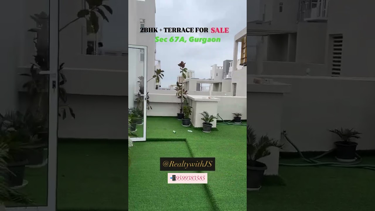 Luxury home with huge terrace balcony in Gurgaon 