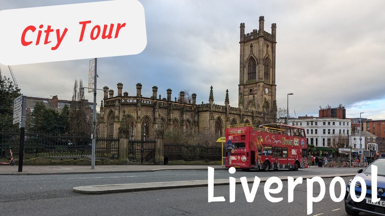 Home of the Beatles | Liverpool Bus Tour | Landmarks | December 2024 | 4K