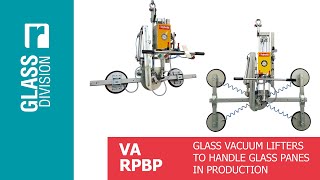 VA RPBP | Compressed air vacuum lifters for glass handling during processing