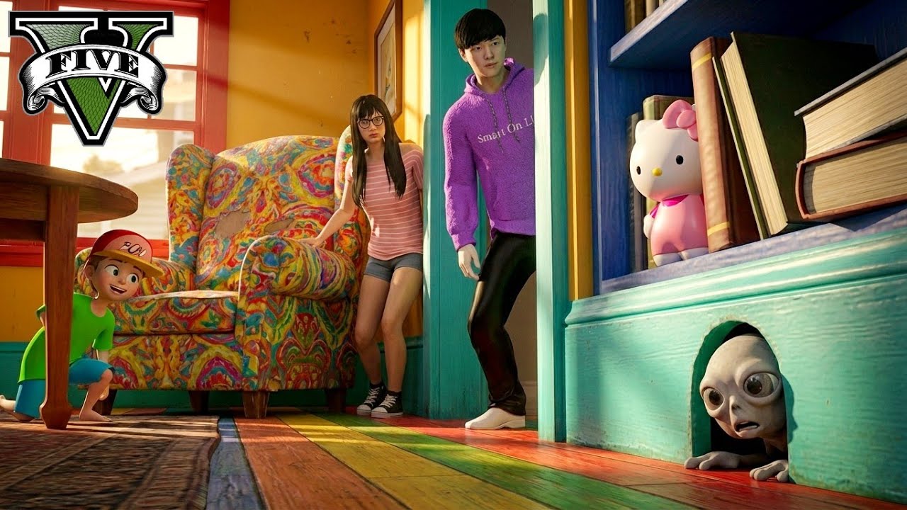 စနိုဖီ နဲ့ ကိုစမတ်တို့ တူတူပုန်းတမ်းကစားခဲ့ကြတယ် | Playing Hide and Seek in GTA V