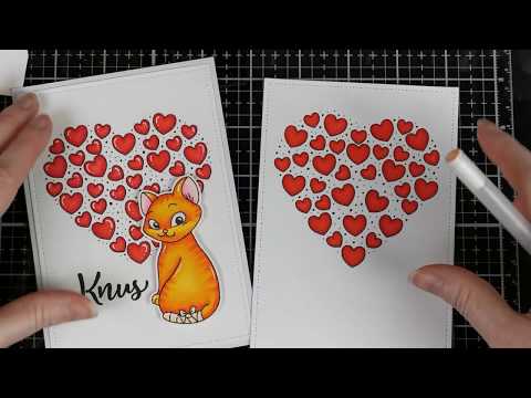 Video: To Postkort Med Små Hjerter