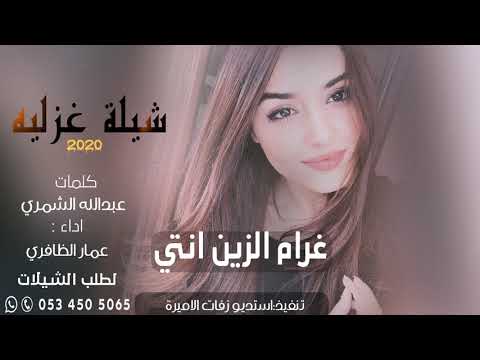 شيلة عراقية غزلية 2020 غرام الزين انتي كلمات عبدالله الشمري اداء عمار الظافري