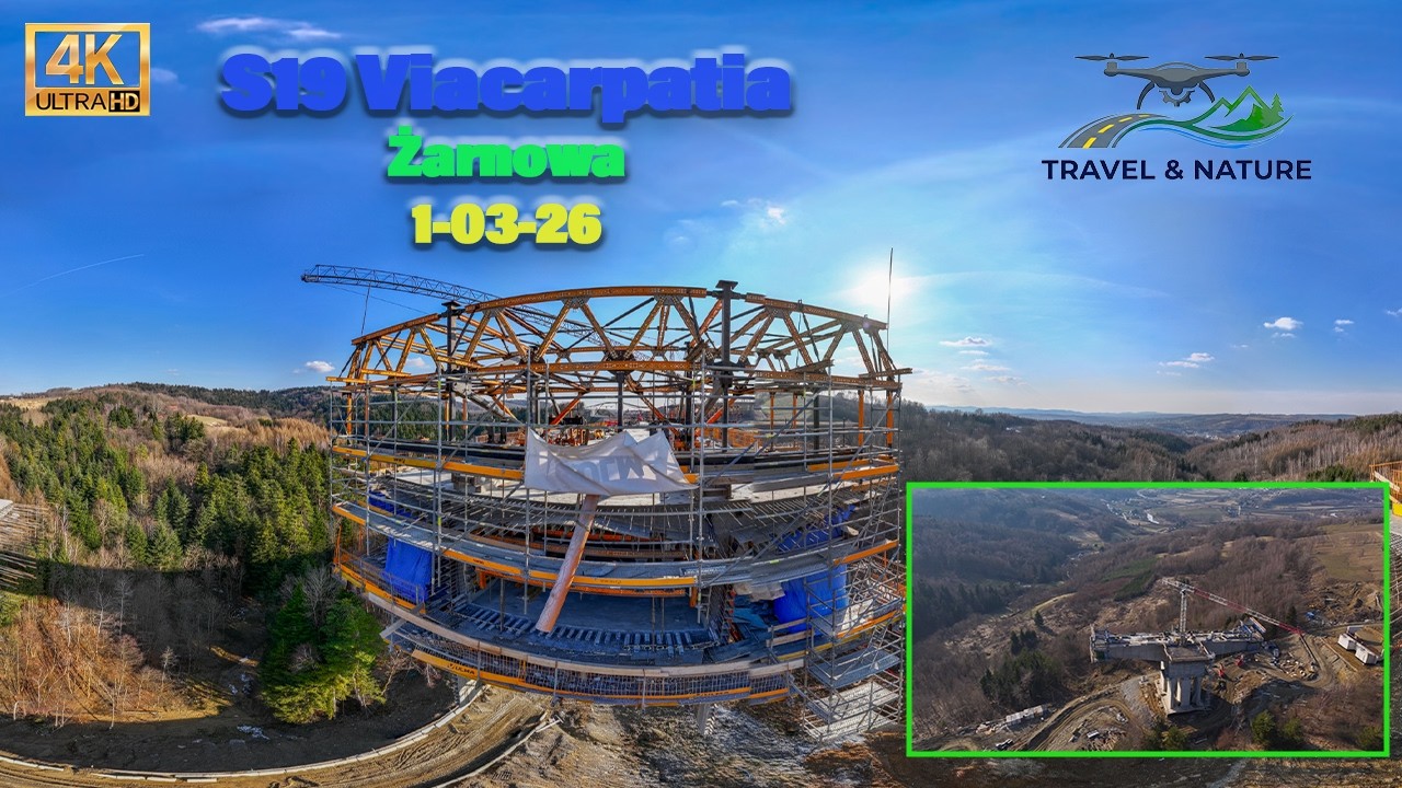 Budowa #S19 #Jawornik #viacarpatia #Żarnowa #Rzeszów Marzec 2026