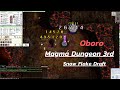 Ro ggt oboro  snow flake draft build at magma dungeon 3rd