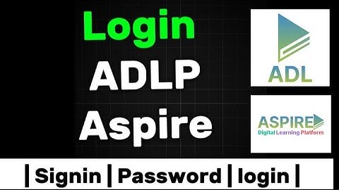 Login ADLP aspire | Sign in | Aspire digital learning platform |