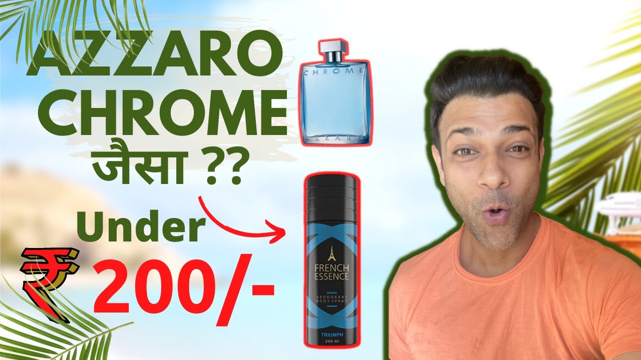 🤩Azzaro Chrome Cheap Clone/Best Deodorant For Men/ under 200/French essence Truimph Review🤩