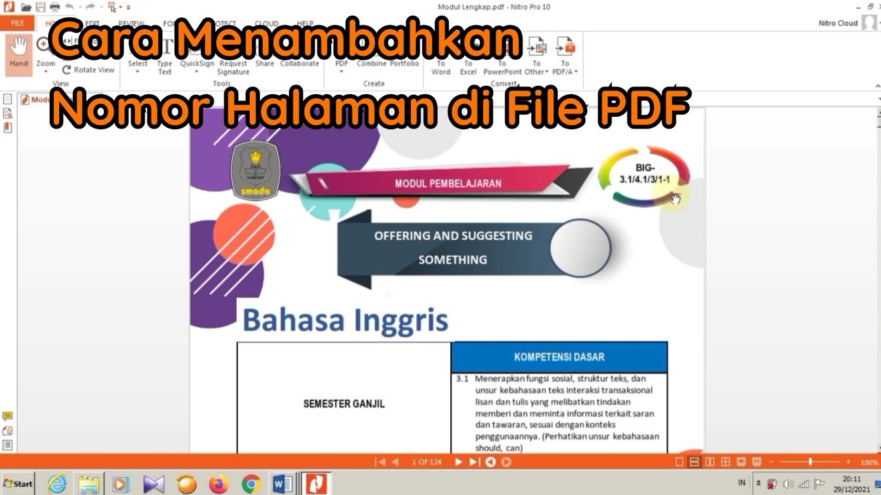 Cara Menambahkan Nomor Halaman Di File PDF YouTube Cara menambahkan nomor halaman di file pdf youtube