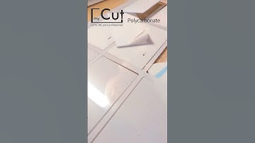 #cnc #cnccutting CNC CUTTING POLYCARBONATE