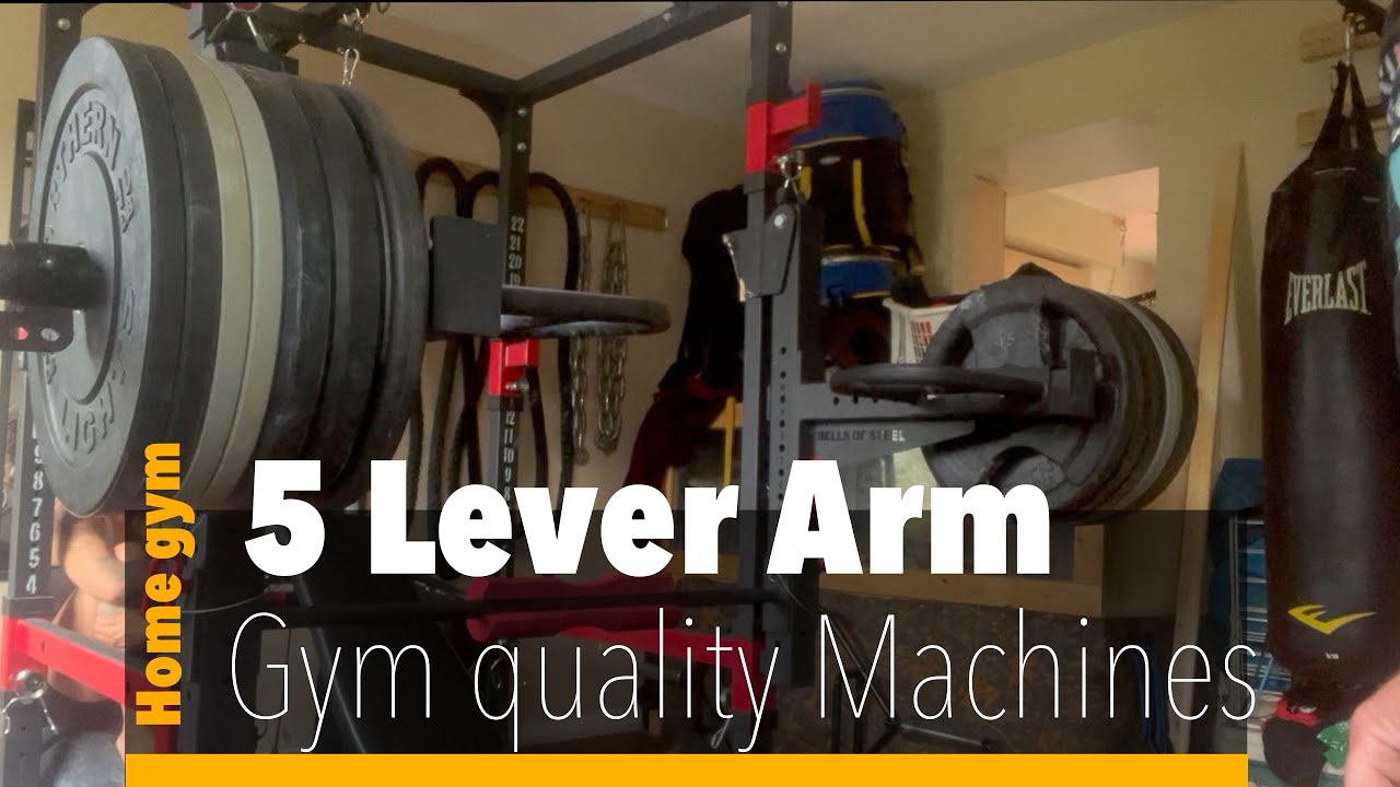 Lever Arms 5 Gym Quality Plate Loaded machines￼