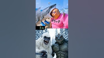 Yeti and Lizardman - Missing Cursed Songs brainrot 🙀 PART 1 #brainrot #funny
