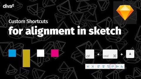 Shortcuts for alignment in sketch